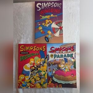 Simpsons Three Comic Book Lit